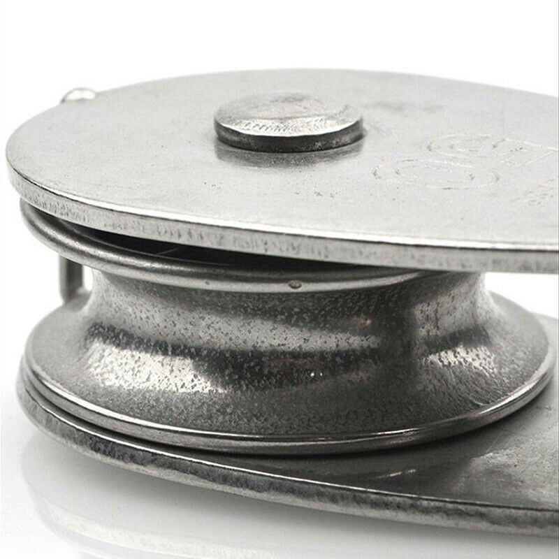 Katrol Kerekan Mini Serbaguna Swivel Pulley Stainless - Silver