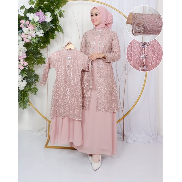 (COD) GAMIS COUPEL IBU DAN ANAK|GAMIS TERBARU|GAMIS PESTA|GAMIS|GAMIS COUPEL LUCU|GAMIS ALETA