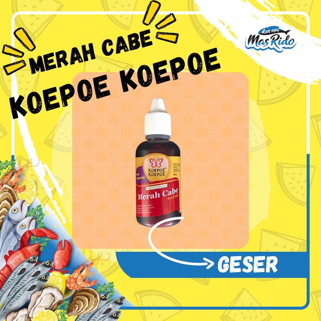

Pewarna Merah Cabe Koepoe Koepoe Pewarna Makanan 30 Ml Termurah