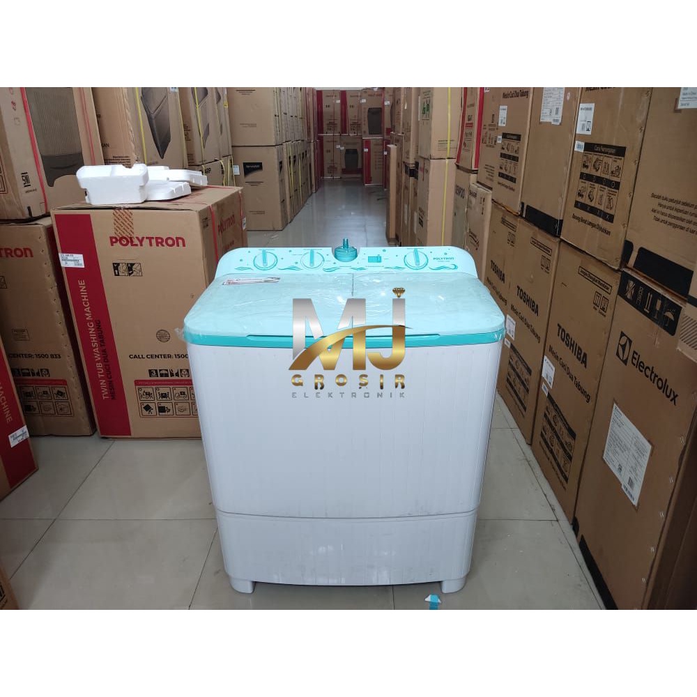 MESIN CUCI POLYTRON PWM 9076 9KG 2 TABUNG PWM9076 9 KG