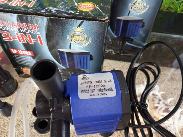 PROMO pompa murah SPA SP-1200A Pompa Celup Aquarium Aquascape Hidroponik Submersible Pump Power Head