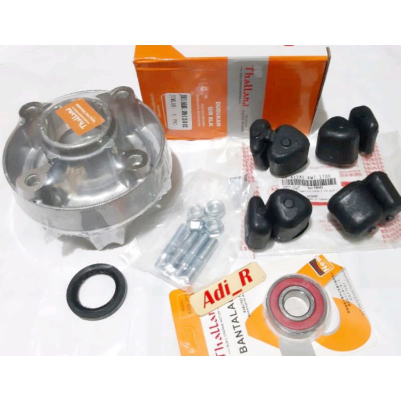 PAKET DUDUKAN GIR BELAKANG SUPRA X 125 DOUBLE CAKRAM NAP GIR PANEL GIR BELAKANG SUPRA X 125