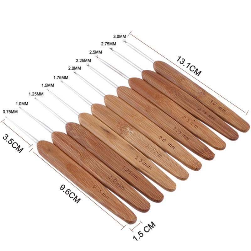 Hakpen Gagang Bambu Lace - Set