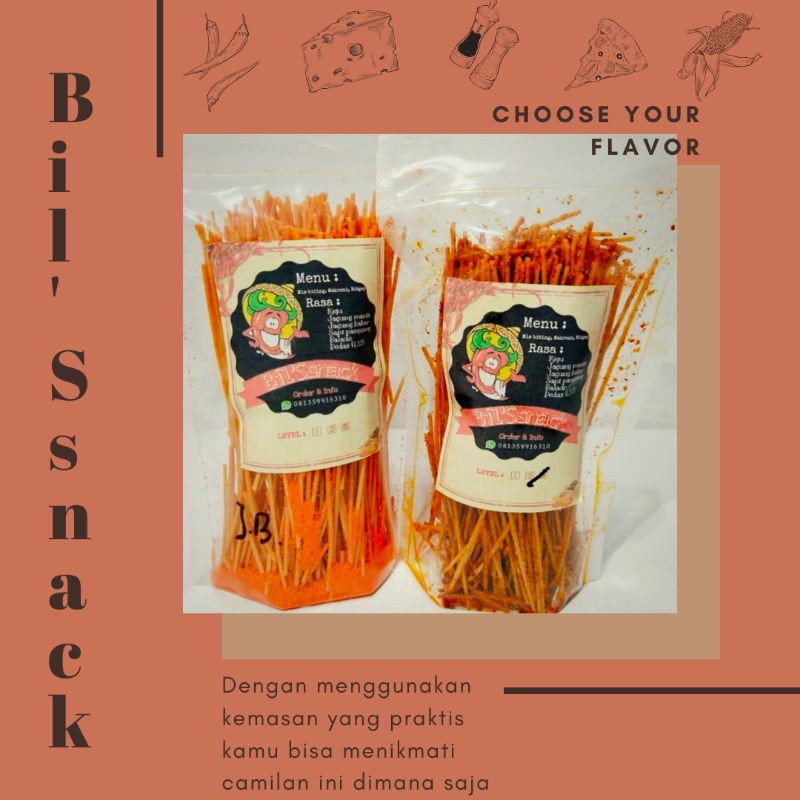 

Bil'Ssnack Mie biting 100g