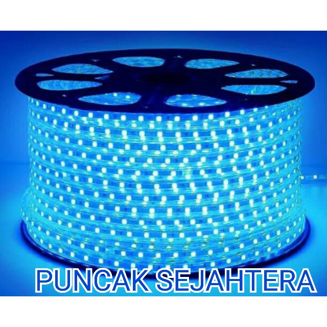 Lampu led Strip / Rope LED 5050 Warna Biru / Blue 5050 IP44