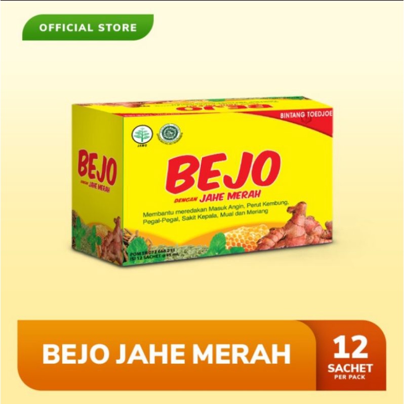 

Bejo Jahe Merah Sachet 1 Pack isi 12 Sachet