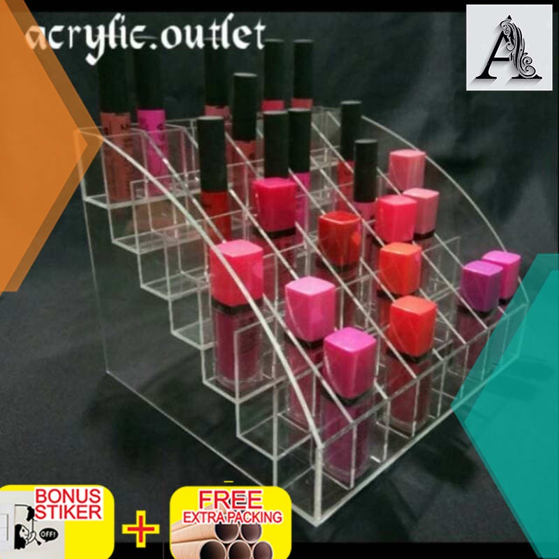 

Terlaris tempat lipstik akrilik/acrylic display lipstik/lipstick organizer T56