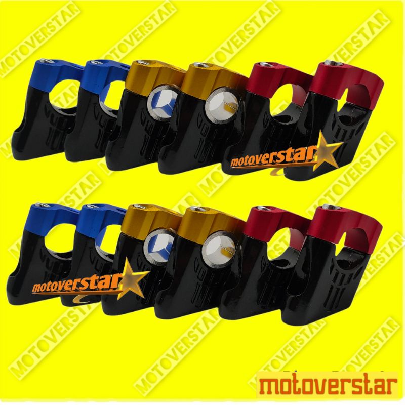 Raiser Pemundur Stang Miring Besi | Riser Plus Ring dudukan stir peninggi