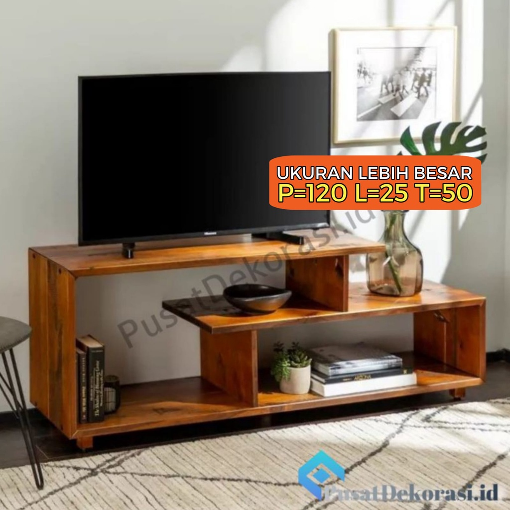meja tv rak tv minimalis kayu murah lemari tv buffet tv