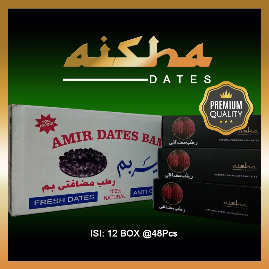 

Kurma Aisha Dates | Kurma Sukari Premium Taste - Kurma Madu Terbaik