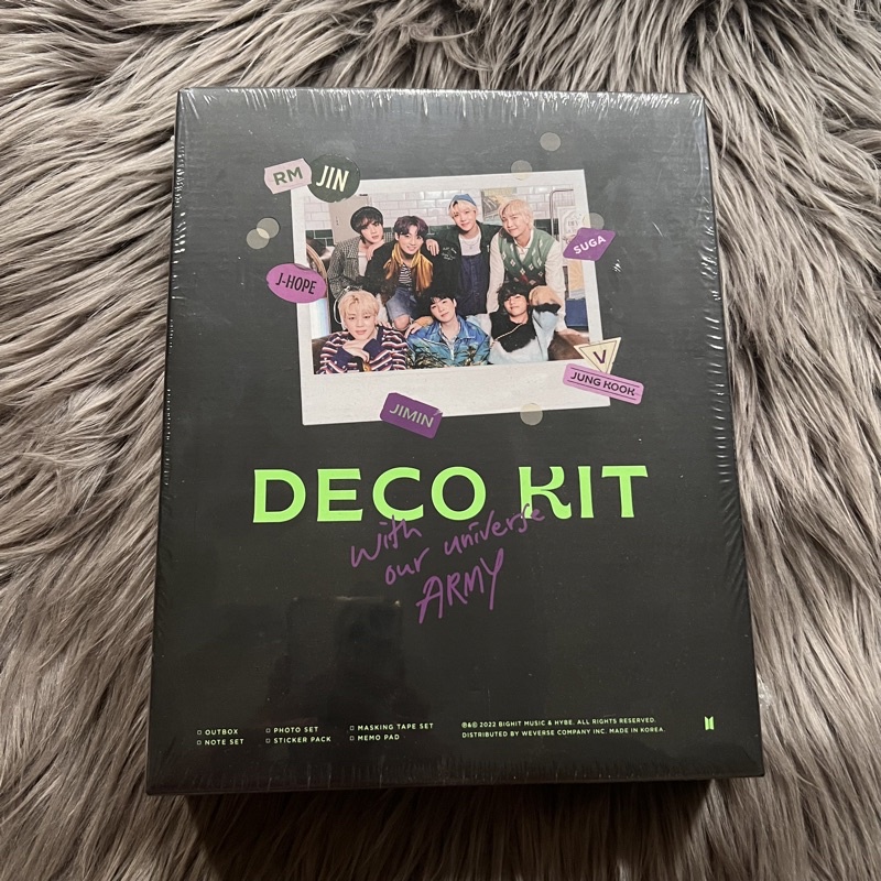 READY STOCK BTS DECO KIT FULLSET SEALED OFFICIAL