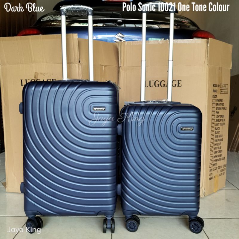 Koper Fiber 24 Inch Goflex Polo Sonic One Tone Colour TSA Lock Kunci Tanam