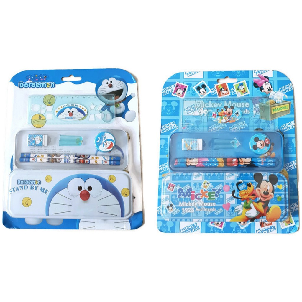 

Stationery Set Karakter Mickey & Doraemon/ Goodie Bag Ultah