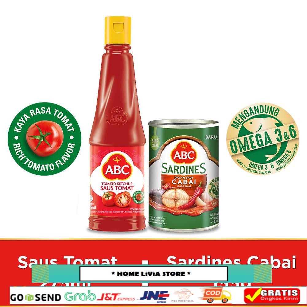 

ABC Saus Tomat 275 ml & ABC Sarden Saus Cabai 155 gr