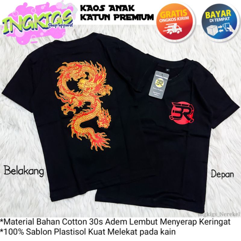 KAOS ANAK NAGA DRAGON JEPANG KEREN