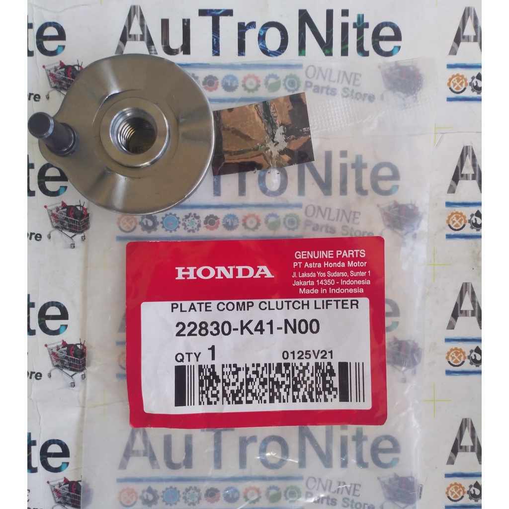 Plate Comp Clutch Lifter 22830-K41-N00 Ori Honda Super Cub Blade Karisma Kirana Supra X 125 Helm In 