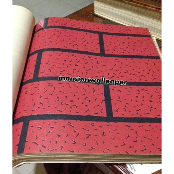 Wallpaper Dinding Bata Merah (bata besar) Murah