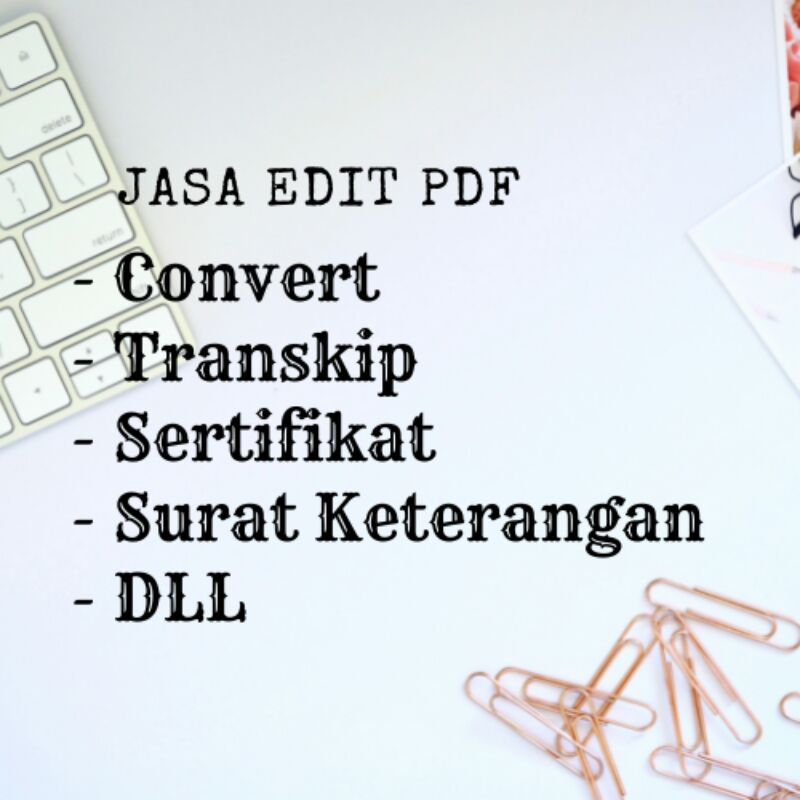 Jasa edit PDF