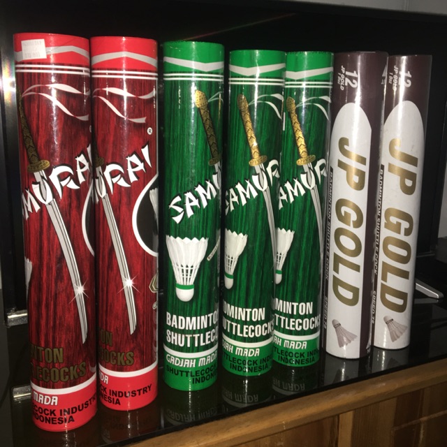 Shuttlecock / kok Badminton(bulutangkis) Samurai dan JP Gold Murah