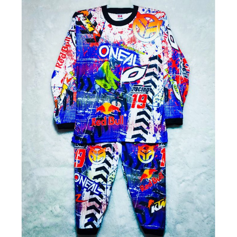 SETELAN BAJU MANCING ANAK/ ANAK MOTOR CROSS,BAJU MOTOR CROSS