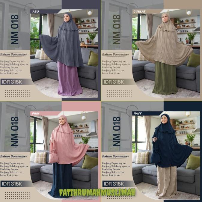 NEW / TERBARU / MUKENA DEWASA / NM 018 / NM 018 NIBRAS / MUKENA NIBRAS DFGF47524