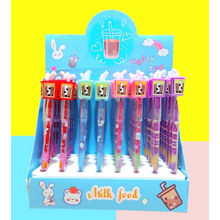 

Pensil bensia Lantu cabut pasang motif boba Flamingo kaki unicorn avengers