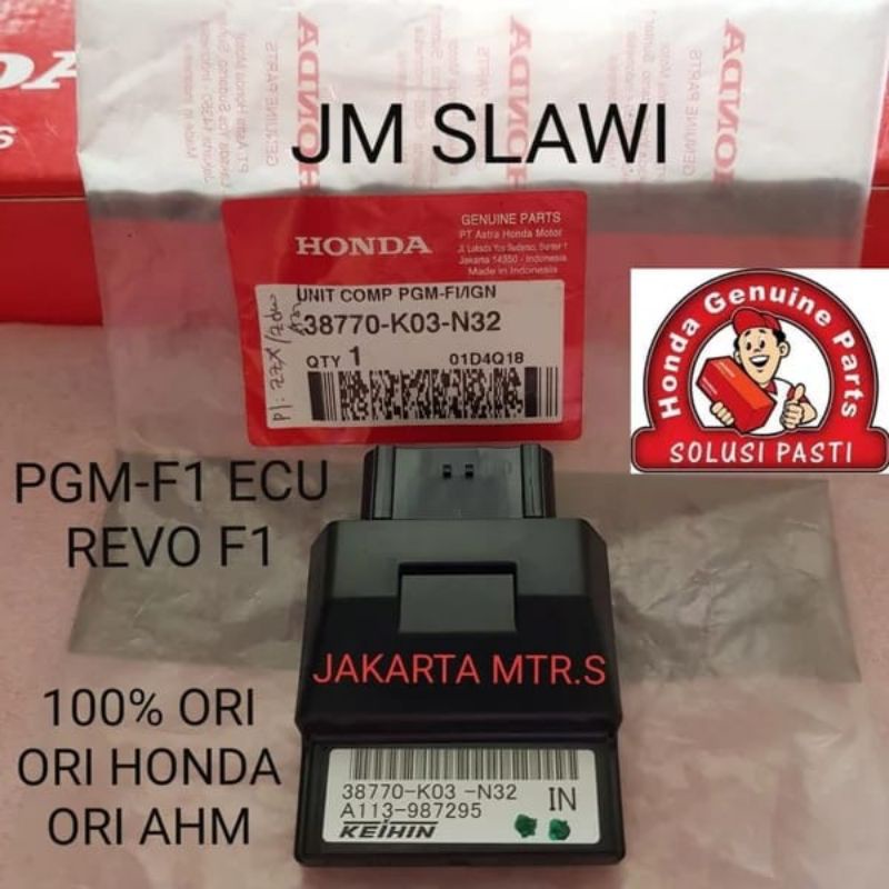 38770-K03-N32 ecu , cdi revo f1 ori honda ahm asli honda