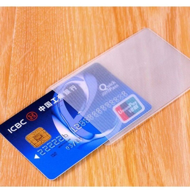 PLASTIK KTP / KARTU VAKSIN / PELINDUNG KARTU TERLARIS BAHAN TEBEL