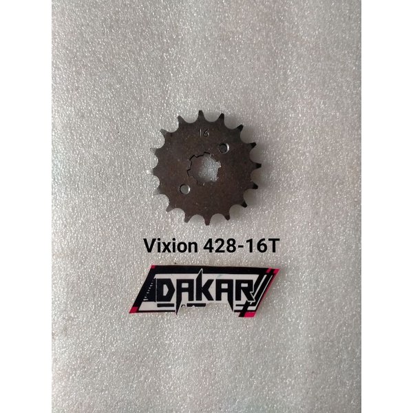Gir/Gear Depan Yamaha VIXION 428-13T 14T 15T 16T All New R15 V1 V2 Bison/MX king