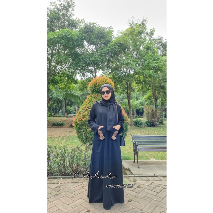 murah gamis turkey - busana muslim - jubah putih terbaru - abaya arab putih kekinian-abaya bordir PIRAMID