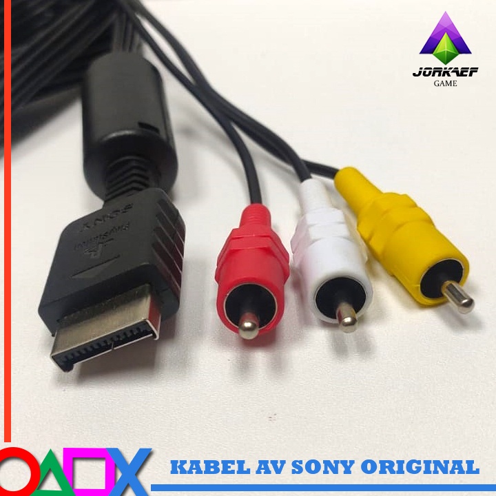KABEL AV PS2 ORI - AV CABLE PLAYSTATION 2 ORIGINAL - PS2 AV CABLE