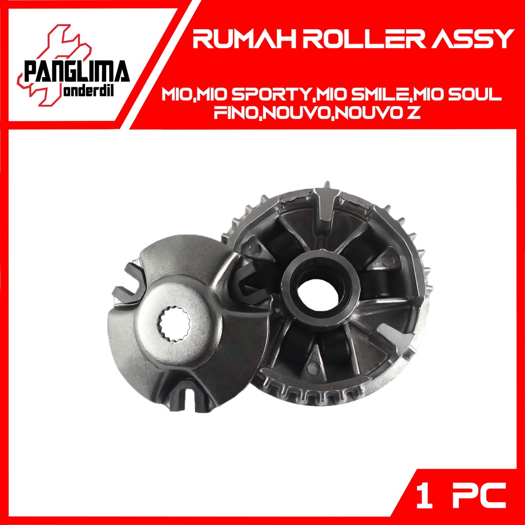 Rumah Roller-Roler Assy Mio &amp; Mio Sporty &amp; Mio Smile &amp; Mio Soul &amp; Fino Karbu &amp; Nouvo &amp; Nouvo Z Penutup-Tutup-Slider-Set-Lengkap-Komplit