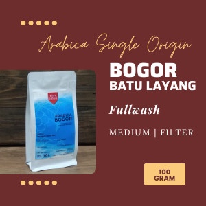 

ARABICA BOGOR BATU LAYANG FULLWASH 100G - BIJI KOPI-BIJI