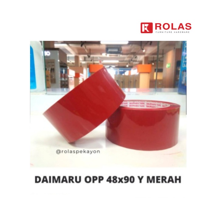 

Murah Lakban Daimaru Opp 48X90 Y Merah / Lakban Warna Daimaru / Lakban Merah Hot Sale