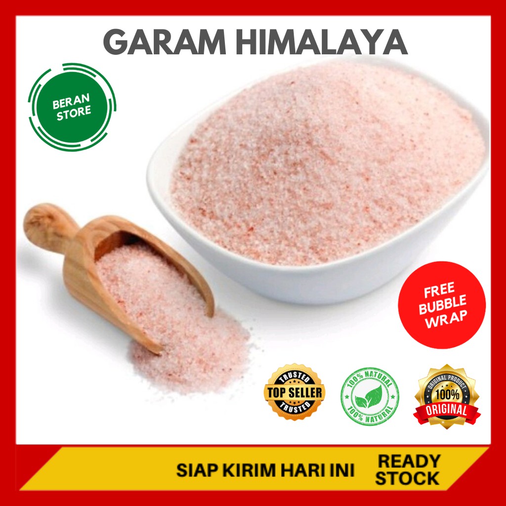 1 Kg Jsr Garam Himalaya Himalayan K Salt Diet Ketogenic Untuk Diet Detox Tubuh Alami Indonesia
