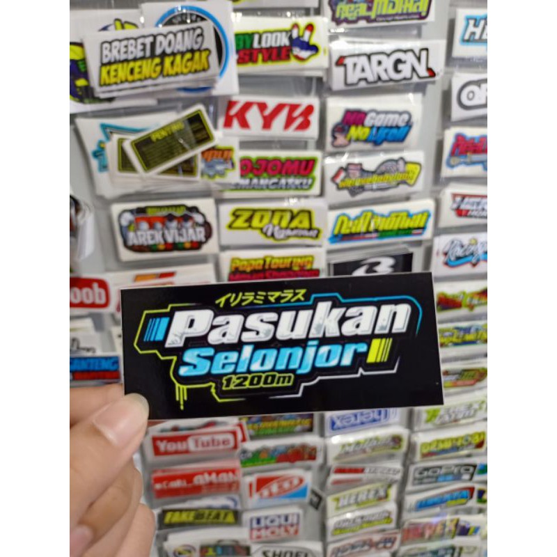 sticker printing PASUKAN SELONJOR