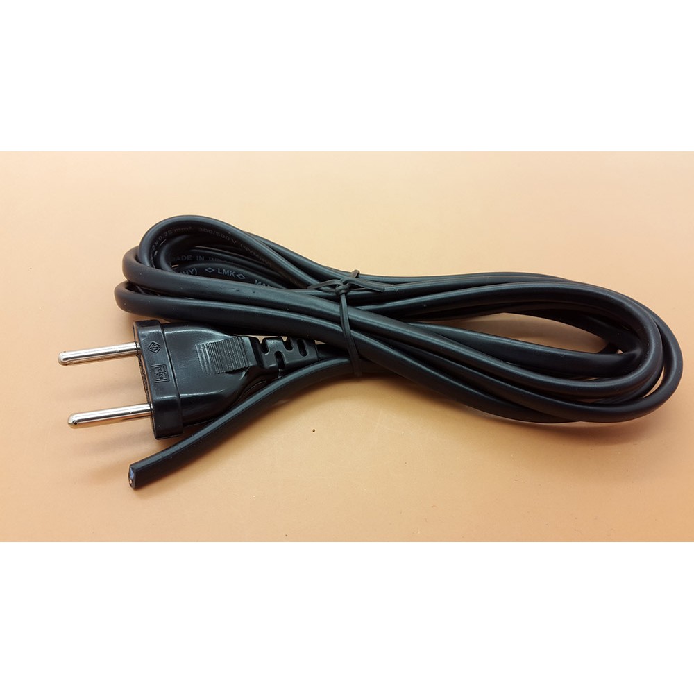 kabel ac buntung kitani gepeng 2meter ( oval cable power cord )