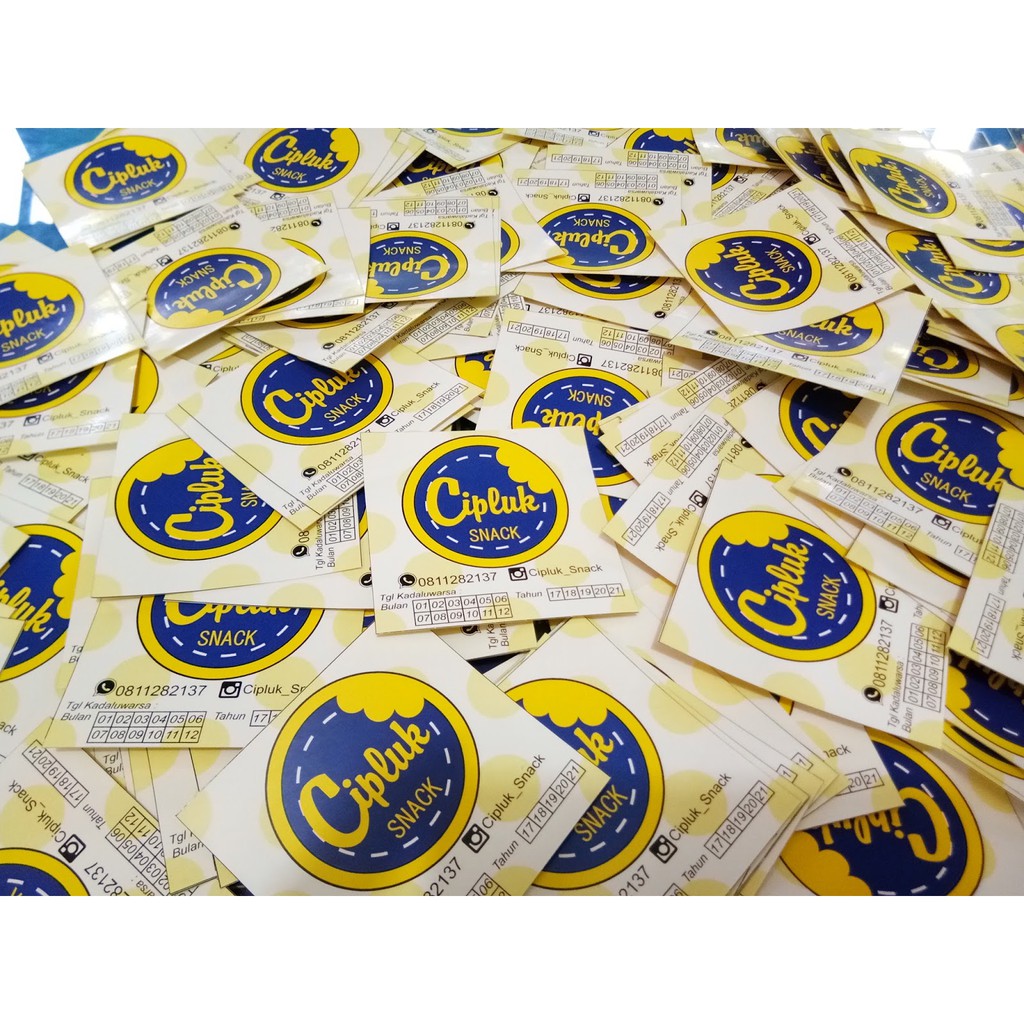 Cetak Stiker Cromo A3 Free Cutting Persegi