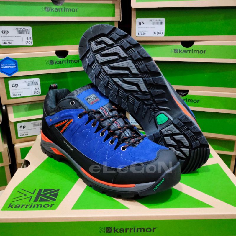 Sepatu Karrimor Hot Rock Blue Low Original Sepatu Trekking Hiking Gunung Karimor Sale