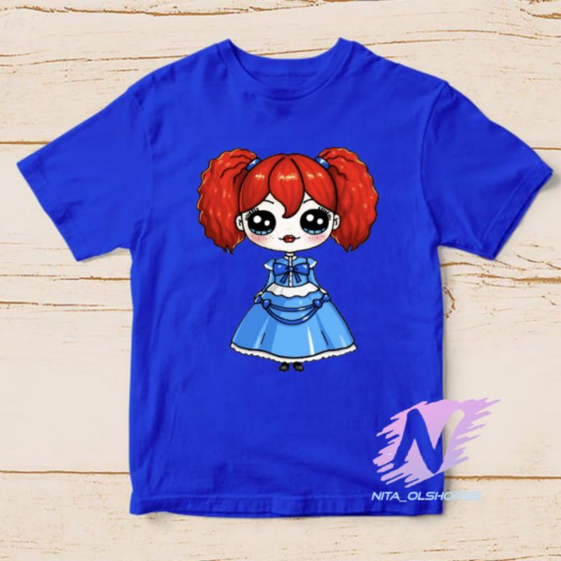 kaos karakter boneka huggy wuggy baju kaos anak