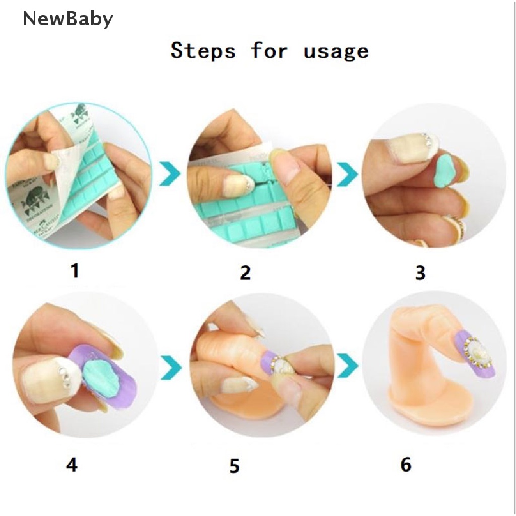 Newbaby 30 Tip / Pak Lem Clay Plastisin Multifungsi Untuk Nail Art / Manicure