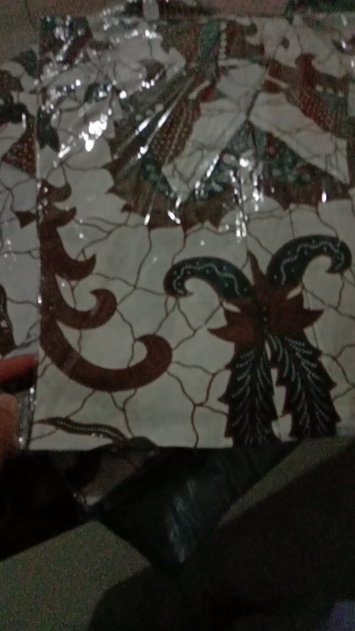 Kemeja Batik Pria Lengan Panjang Size M L Xl Xxl  Bswart Batik Hrb026 Kenongo Hem