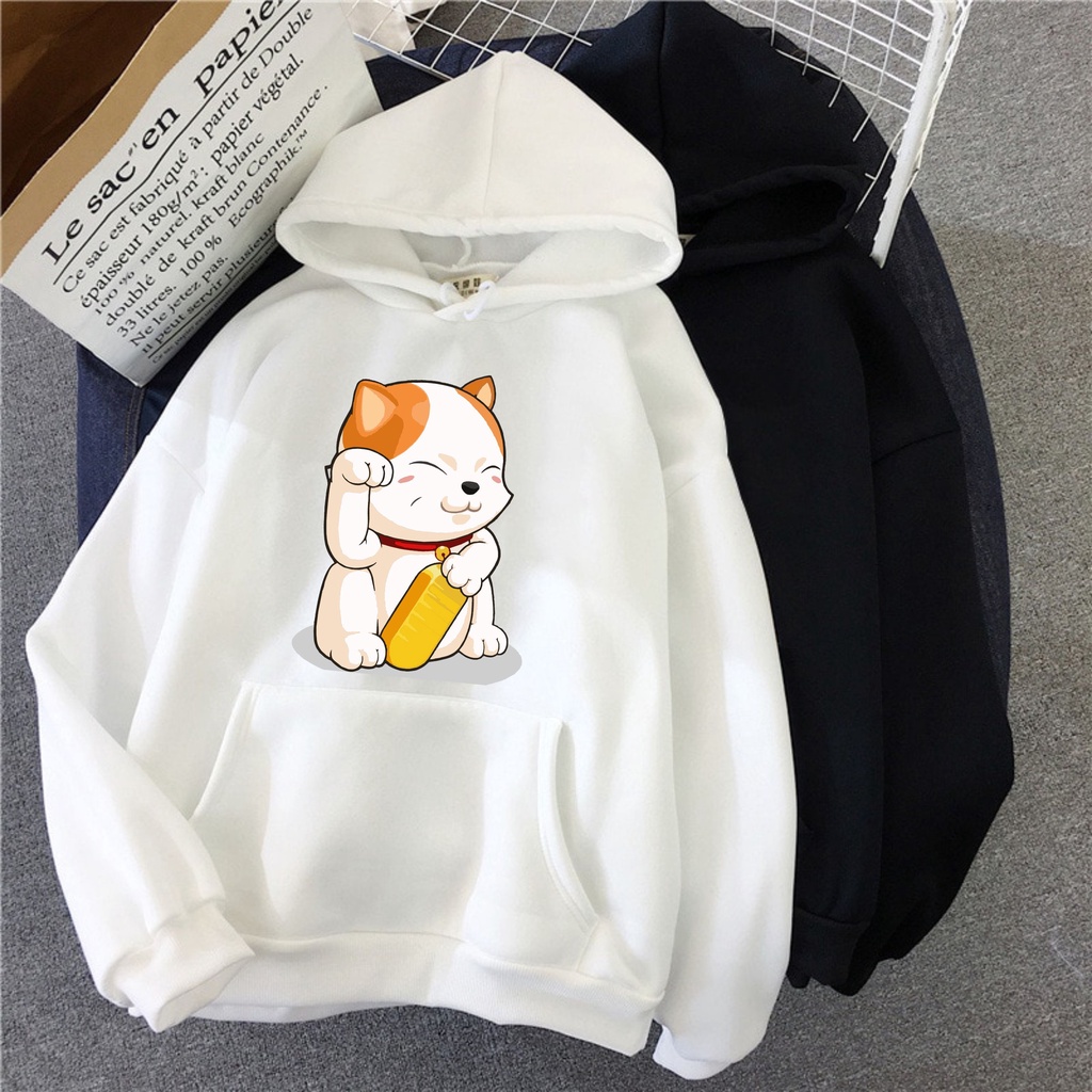 HOODIE jaket Anak perempuan wanita LAKI LAKI COWO cewek umur 3 4 5 6 7 8 9 10 -12 tahun kucing gemes