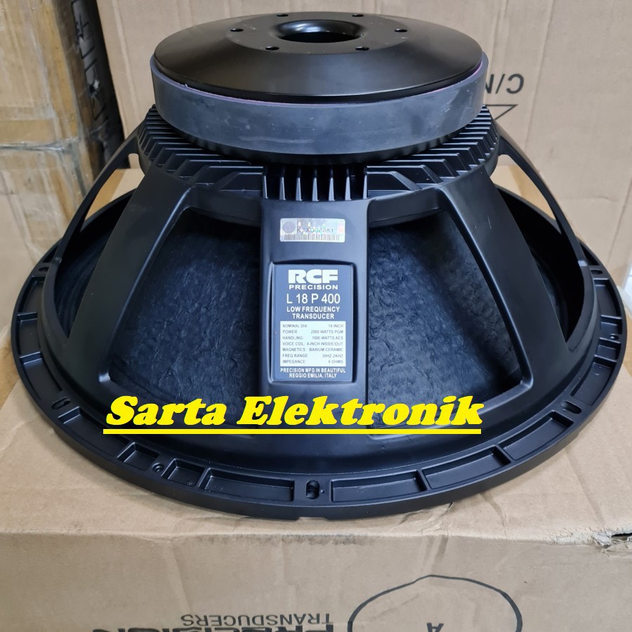 KOMPONEN SPEAKER RCF L18P400/L18 P400 ( 18 INCH )GRADE A