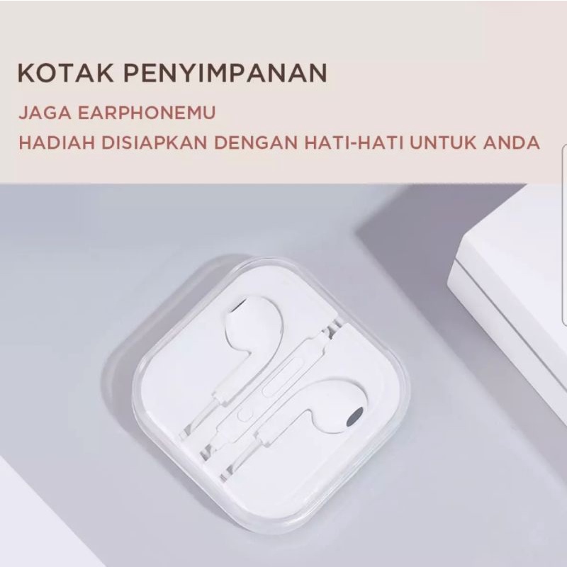 HEADSET MINISO KABEL EAEBUDS IN EAR HEADPHONE KLASIK ORIGINAL MINISO