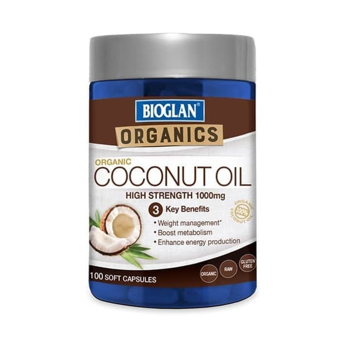 

Bioglan Organic Coconut Oil Superfoods 1000mg 100 Caps Australia Suppl hg~3971