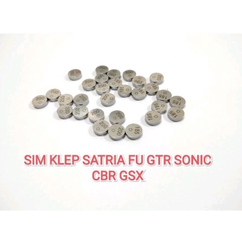 SIM KLEP UKURAN 185 200 HARGA 1PCS ORIGINAL SATRIA FU SUPRA GTR SONIC CBR GSX