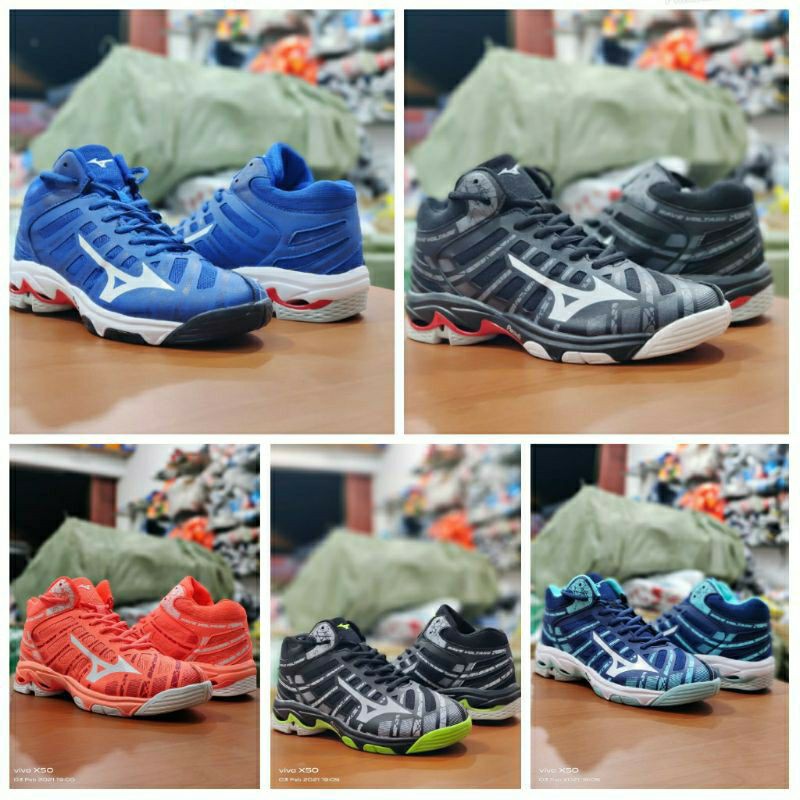 mizuno wave voltage mizuno wave lightning wave luminous sepatu volley