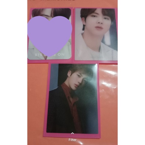 Jin BTS PC the best japan reguler (2 PC)
