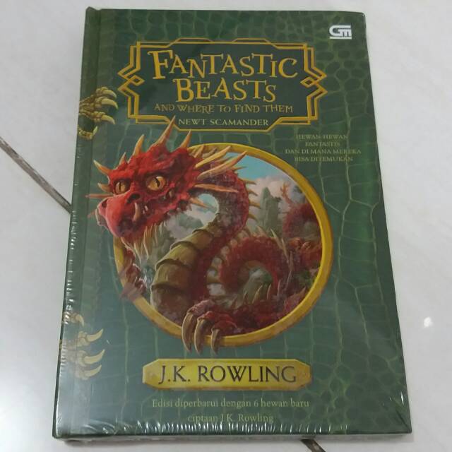 Novel Fantastic Beasts And Where To Find Them Edisi Hard Cover J K Rowling Shopee Indonesia